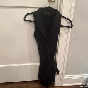 Black Formal Romper